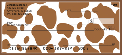 Brown Cow Print